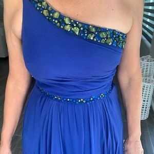 BCBG royal blue evening dress size 4.